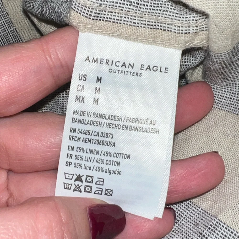 AE Linen Blend Mechanic Shirt - Picture 5 of 10